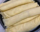 Foto langkah ke 3 dari resep Ayam & udang egg roll tinggi kalori.