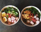 A picture of step 5 of Relaxed Ramen - Veggie & or Chicken.