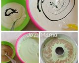 Foto langkah ke 3 dari resep Marmer Cake Pandan (All in One Method).
