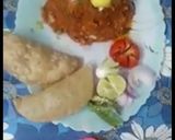 A picture of step 2 of Gobhi mussallam.