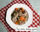 Foto langkah ke 4 dari resep Sop bakso tulang ayam.