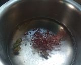 A picture of step 1 of Kashmiri kahwa.