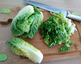 Foto del paso 1 de la receta: Ensalada de cogollos y tomates con salsa Tzatziki
