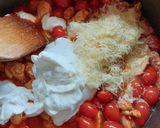Foto del paso 5 de la receta: Corbatas con pollo en salsa de jitomate