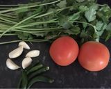 A picture of step 1 of Coriander spicy chutney.