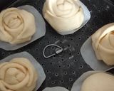 Foto langkah ke 7 dari resep Bakpao Mawar Isi Ayam Kecap (No Mixer).