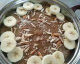 A picture of step 5 of Aate ka banana halwa.