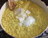 Foto del paso 4 de la receta: Bolitas de arroz rellenas de mozzarella y jamón hilado