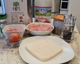 Foto del paso 1 de la receta Hamburguesa de pollo y lacón