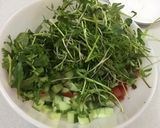 Hình bước làm 3 của món Salad gà rau quả