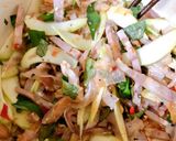 Hình bước làm 5 của món Gỏi Tré Trộn Xoài Xanh