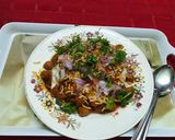 A picture of step 3 of Aloo Tikki Chole Chaat.