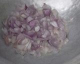 A picture of step 1 of Hara bhara kabab.