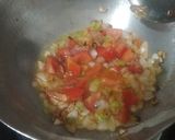 A picture of step 1 of Garlic dal.