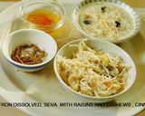 A picture of step 2 of Rice Vermicilli Payasam.