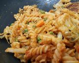 A picture of step 7 of Pasta Butter Masala.