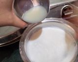 A picture of step 1 of केसर पिस्ता छेना खीर.