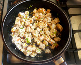 Foto del paso 2 de la receta: Zapallitos y berenjenas rellenas de arroz y tofu