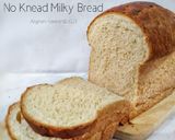 Foto langkah ke 11 dari resep No Knead Milky Bread (Roti tawar susu tanpa ulen).