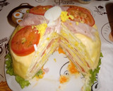 Foto del paso 9 de la receta: Torre de Panqueques - Fiambre Alemán