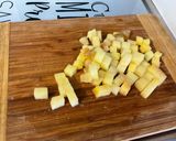Une image de l'étape 9 de Sauté de porc aux pommes de terre, ananas et trévise.