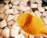 A picture of step 1 of Yam roast.