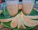 A picture of step 1 of Musk Melon🍈and lemon juice (Kharbuj sharbat recipe).