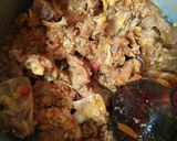 A picture of step 5 of Mutton With Capsicum and Cabbage.