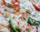 A picture of step 9 of Veg pizza.
