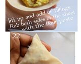 A picture of step 9 of Plantain Egg Samosa/ Spring Rolls.