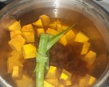 Foto langkah ke 3 dari resep Kolak labu kuning bubur gunting.
