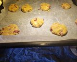 Foto del paso 4 de la receta: Galletas de ruibarbo y chocolate blanco