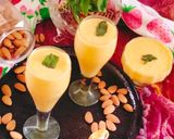 A picture of step 2 of Mango smoothie mango badam smoothie.