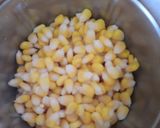 A picture of step 1 of Corn raw banana tikki.