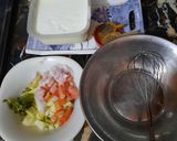 A picture of step 1 of Cucumber raita.