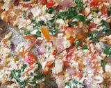 A picture of step 4 of Boiled sweet potatoes and pumpkin leaf egg sauce.