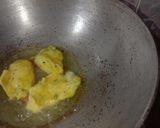A picture of step 6 of Bok phool or heron flower Pakoda.