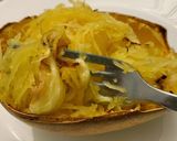 Une image de l'étape 5 de Courge spaghetti gratinée au fromage.