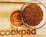 A picture of step 4 of Bhuna kutta Zeera seeds.