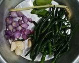 Foto langkah ke 1 dari resep Abon Ikan Asin Sambal Ijo.
