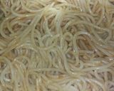A picture of step 3 of Fajitas Speghatti.