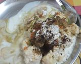 A picture of step 3 of Dahi bhalle.