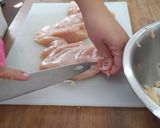 Foto del paso 5 de la receta: Suprema rellena de espinaca con salsa de morrón