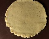 A picture of step 2 of Khoba roti.