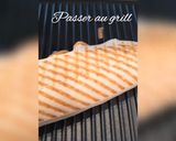 Une image de l'étape 8 de Panini poulet pesto tomates mozzarella.