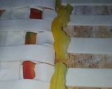 Foto del paso 13 de la receta: Tarta multicolor de jamón y queso