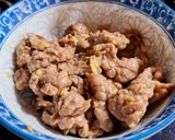 Hình bước làm 2 của món Lơ xanh(bông cải xanh) xào thịt bò