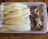 A picture of step 1 of California Farm Baked Stuffed Squid.