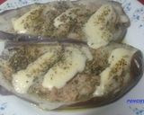 Foto del paso 4 de la receta Berenjenas con atún y Provolone al orégano en microondas