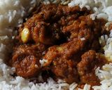 A picture of step 1 of Prawn masala.